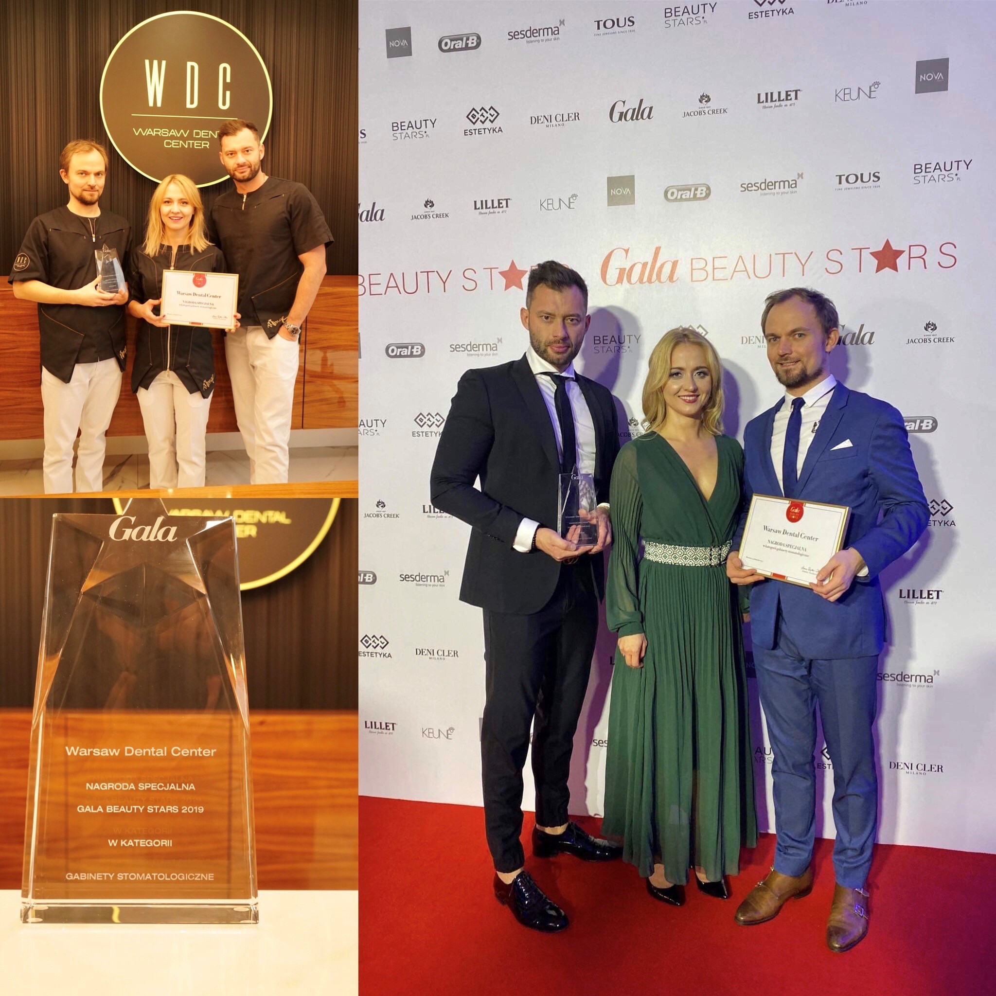 Warsaw Dental Center laureatem plebiscytu GALA BEUATY STARS 2019
